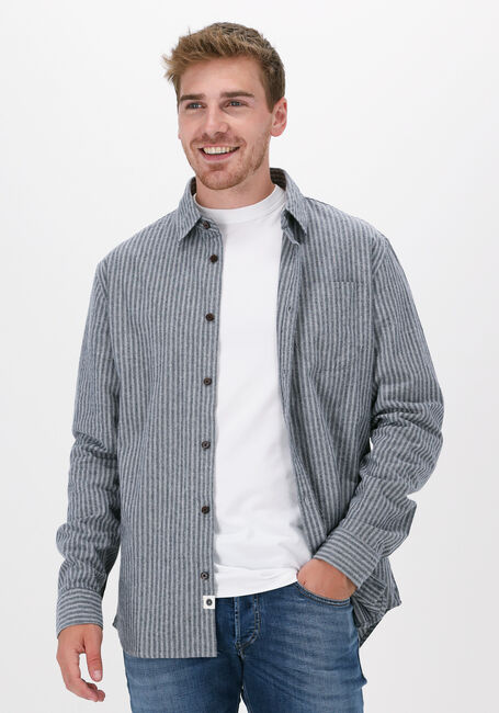 ANERKJENDT Chemise décontracté AKLOUIS STRIPE CHAMBRAY SHIRT en bleu - large