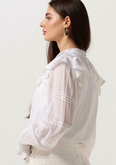 Witte NEO NOIR Blouse SIMKIE S VOILE BLOUSE - large