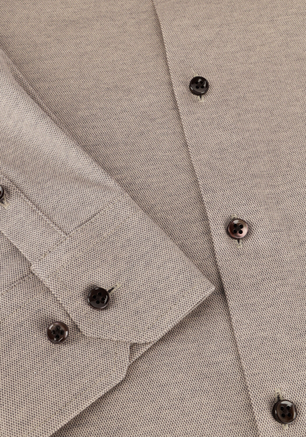 Beige DESOTO LUXURY Klassiek overhemd LUXURY HAI 1/1 - large