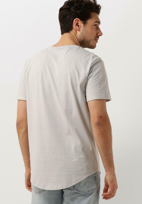 CALVIN KLEIN T-shirt BADGE TURN UP SLEEVE en gris - large