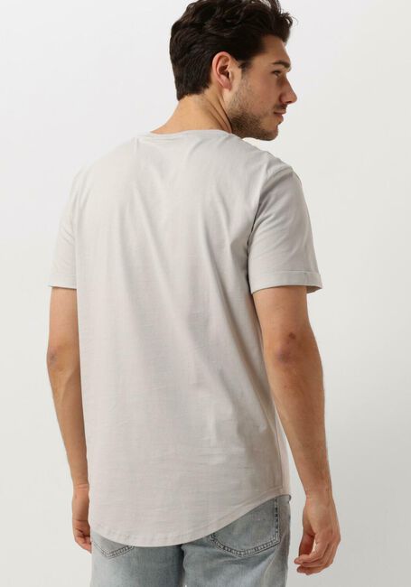 CALVIN KLEIN T-shirt BADGE TURN UP SLEEVE en gris - large