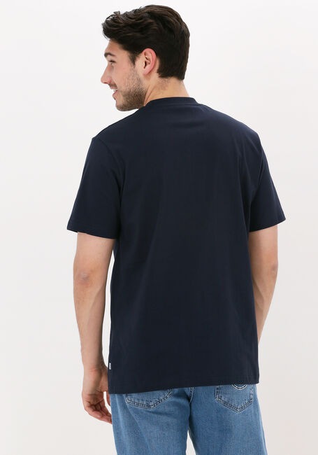 WOODBIRD T-shirt MOLT WIRL TEE Bleu foncé - large