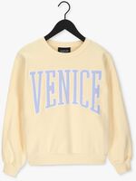 Gele COLOURFUL REBEL Sweater VENICE PATCH DROPPED SHOULDER SWEAT