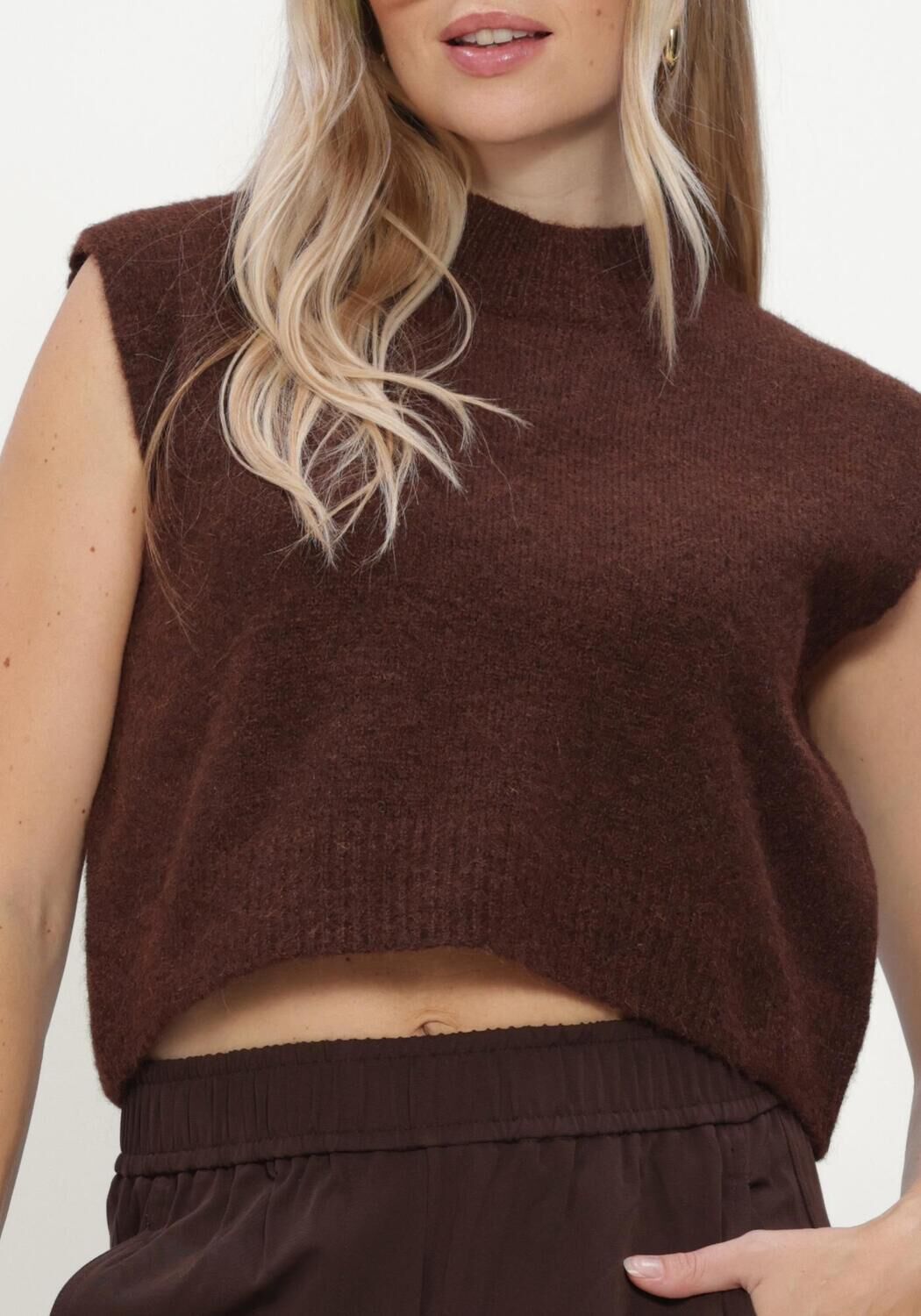 Bruine STUDIO AMAYA Trui SANO KNITWEAR - large