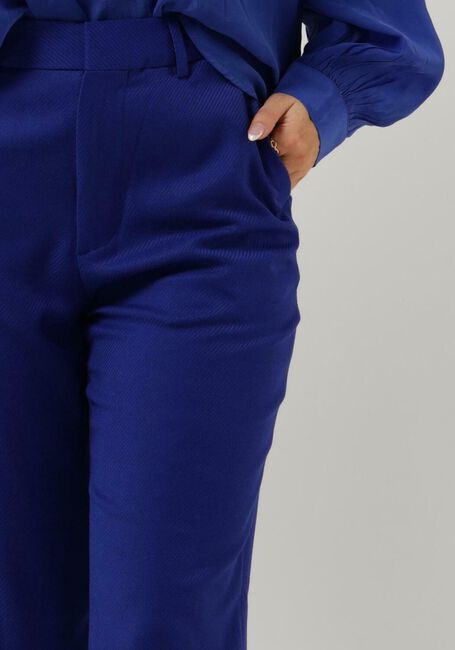 SCOTCH & SODA Pantalon large HAILEY - HIGH-RISE STRAIGHT LEG TROUSERS en bleu - large