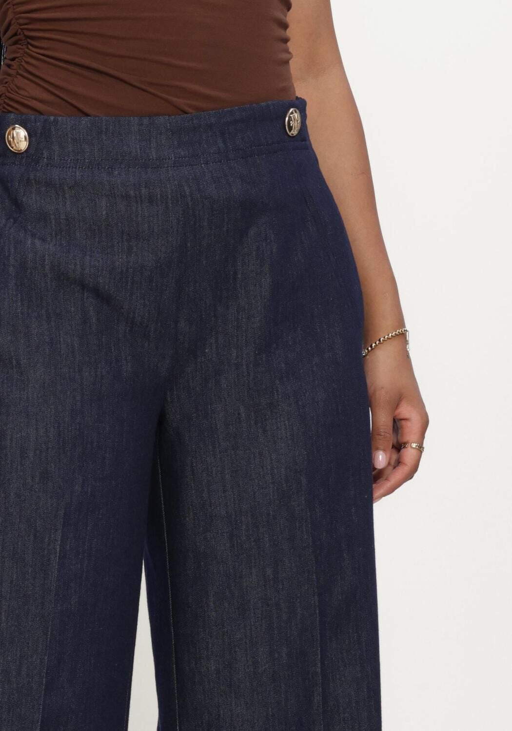 Donkerblauwe JOSH V Wijde broek INDRA PANTS - large