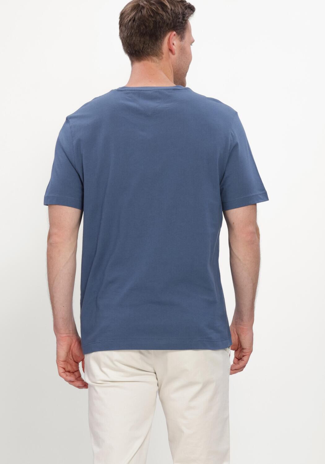 TOMMY HILFIGER T-shirt ESS SEASONAL REG FIT SOLID TEE en bleu - large