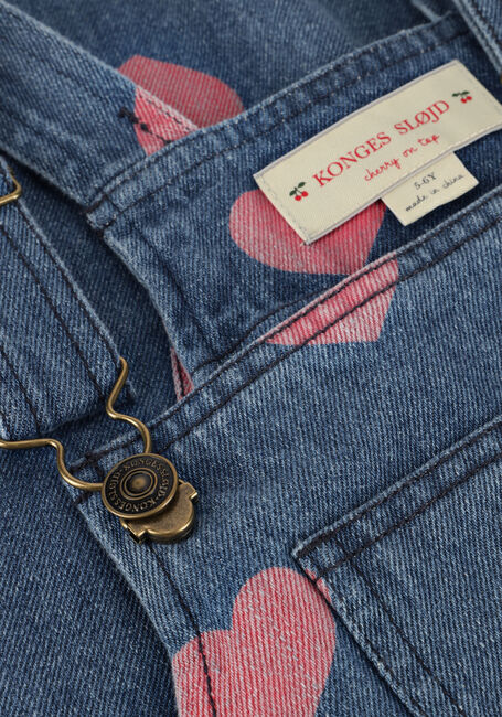 KONGES SLOJD Salopettes MAGOT OVERALLS AOP GOTS en bleu - large
