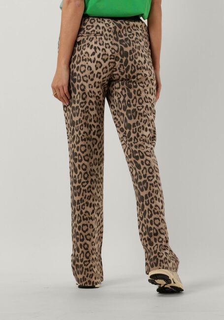 ALIX THE LABEL Pantalon LADIES WOVEN ANIMAL SUIT PANTS en marron - large