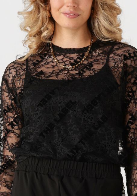 ALIX THE LABEL Haut LADIES WOVEN ALIX LACE FITTED TOP en noir - large