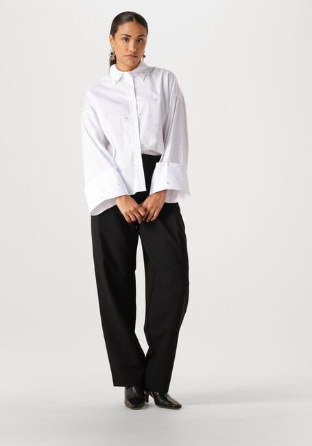 Witte CO'COUTURE  LENICC WIDE CUFF STONE SHIRT - large