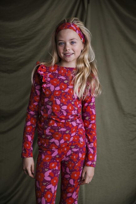 Roze AMMEHOELA Flared broek LIV - large