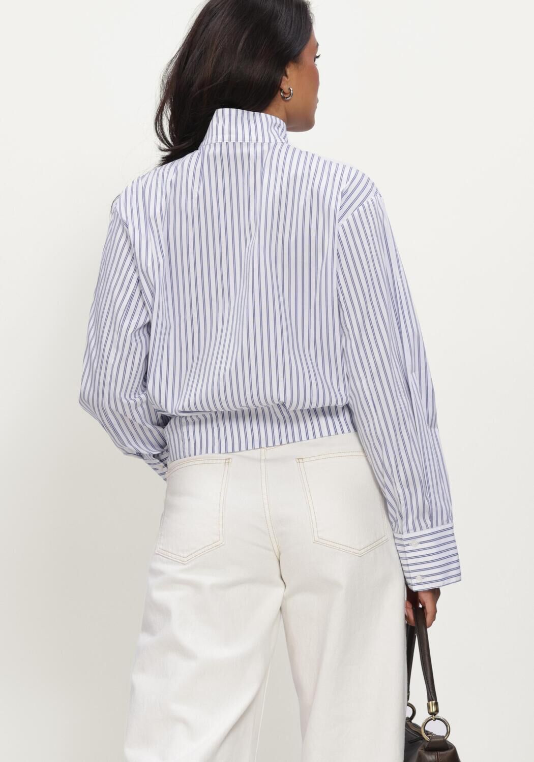 Blauwe CO'COUTURE  DALMACC COLLAR SHIRT - large