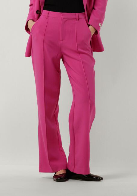 COLOURFUL REBEL Pantalon RUS UNI STRAIGHT PANTS en rose - large