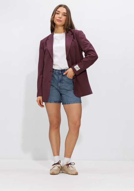 CALVIN KLEIN Pantalon courts HI RISE A-LINE SHORT en bleu - large