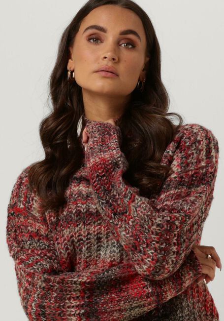 ANOTHER LABEL Pull DYLAN KNITTED PULL L/S en marron - large