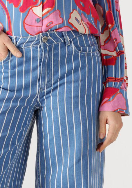 POM AMSTERDAM JEANS DENIM STRIPES BLUE Jeans en bleu - large