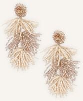 Witte PAULIE POCKET Sieraad FRINGE FLAIR EARRINGS Witte PAULIE POCKET Sieraad FRINGE FLAIR EARRINGS - medium