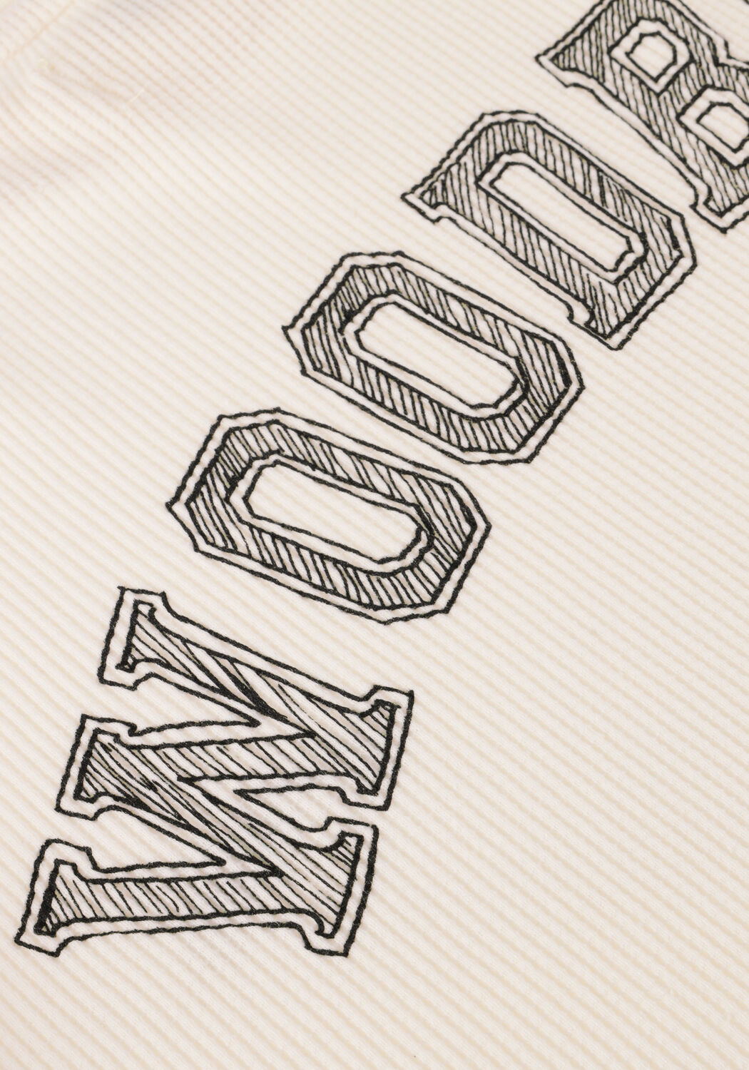 WOODBIRD T-shirt WBBAINE WAFFEL TEE Blanc - large