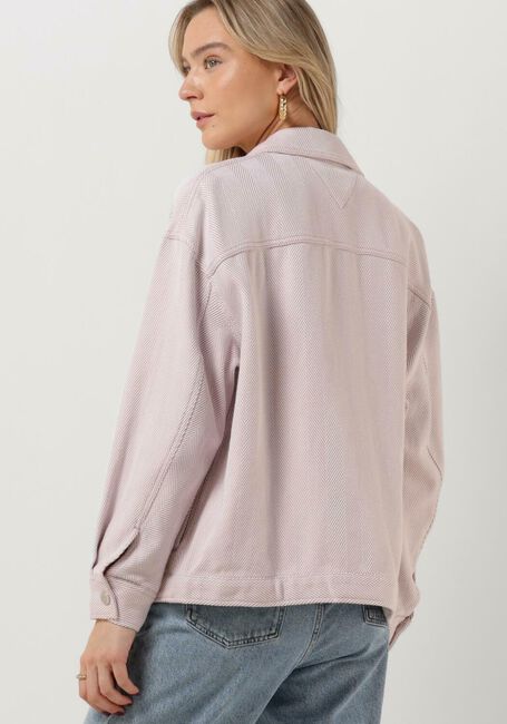 Beige TOMMY JEANS  TJW HERRINGBONE OVERSHIRT - large