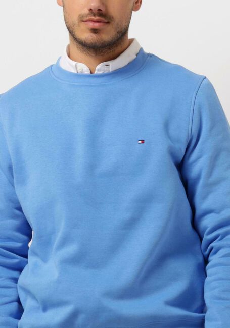 Blauwe TOMMY HILFIGER Sweater FLAG LOGO SWEATSHIRT - large
