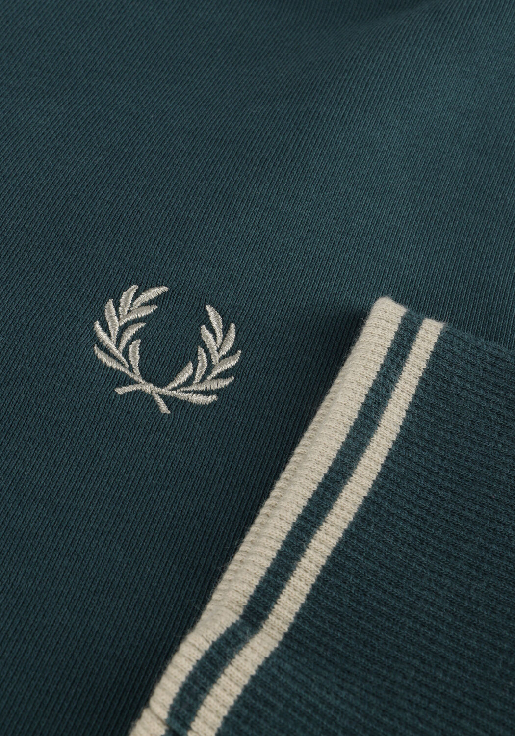 Blauwe FRED PERRY Trui CREW NECK SWEATSHIRT - large