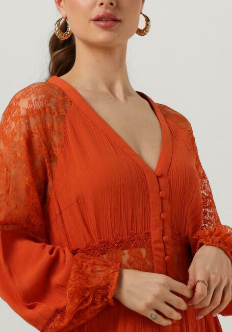 Y.A.S. Mini robe YASMEZA LS DRESS S. en orange - large