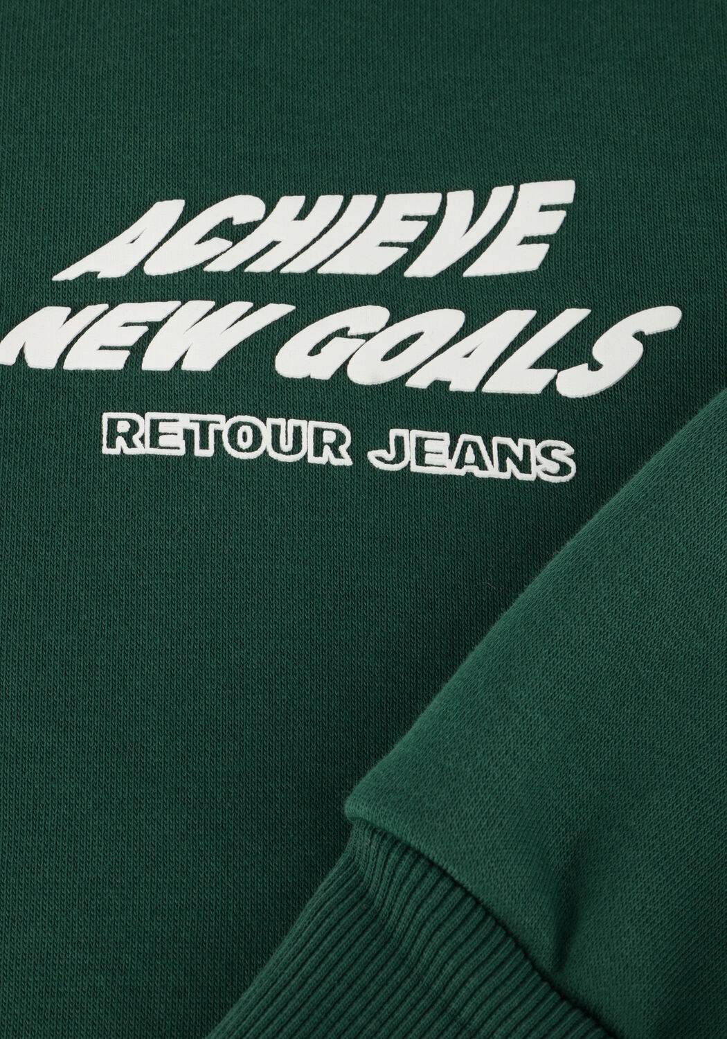 Donkergroene RETOUR Sweater KELTO - large