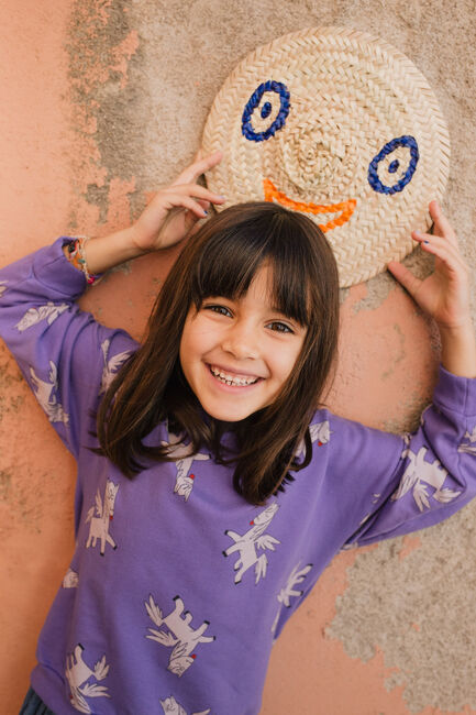 LÖTIEKIDS Chandail S25-87-38 en violet - large