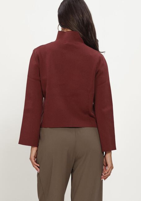 MINUS Pull MSLUPI HIGH NECK KNIT PULLOVER Bordeaux - large