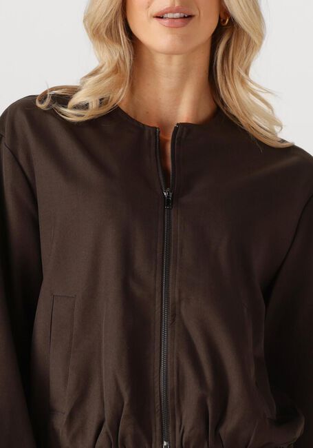CO'COUTURE Jack LUNA BALLOON ZIP JACKET en marron - large