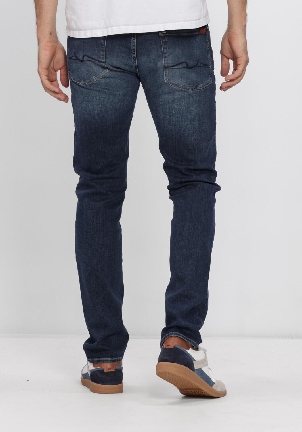 7 FOR ALL MANKIND Jeans tapered SLIMMY BRIEF en bleu - large