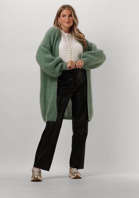 Groene AMERICAN DREAMS Vest LEE MIDI CARDIGAN - large