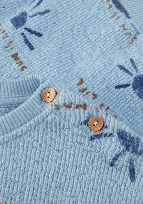 Lichtblauwe PLAY UP Trui PRINTED EMBELLISHED - large