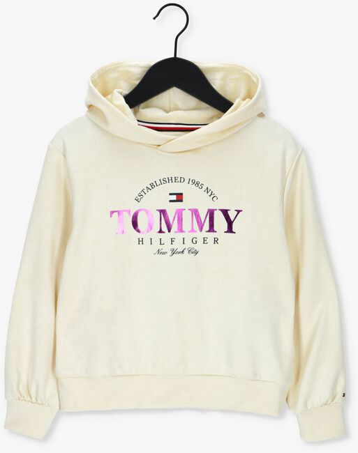 TOMMY HILFIGER Pull TOMMY FOIL GRAPHIC HOODIE Blanc - large