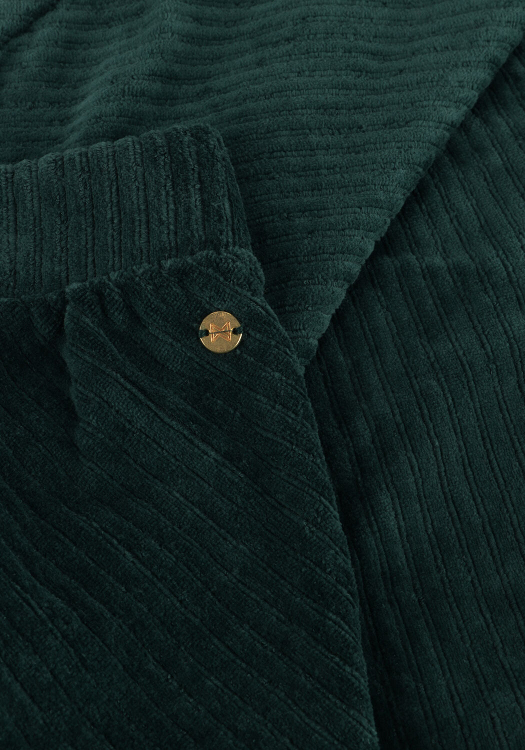 Donkergroene KOKO NOKO Flared broek Q52961 - large