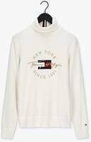 TOMMY HILFIGER Col roulé ICON STRUCTURE ROLL NECK Blanc