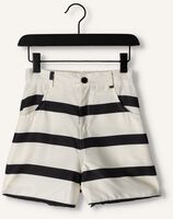 CARLIJNQ STRIPES BLACK - LOOSE FIT SHORTS Pantalons en blanc CARLIJNQ STRIPES BLACK - LOOSE FIT SHORTS Pantalons en blanc - medium