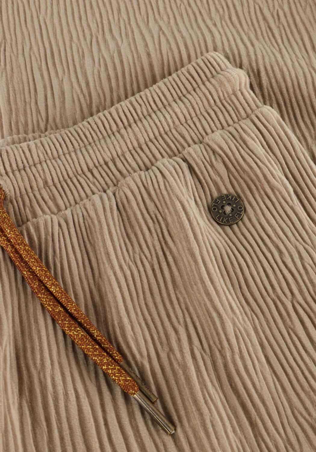 Taupe LIKE FLO Pantalon FEM VELVET PANTS - large