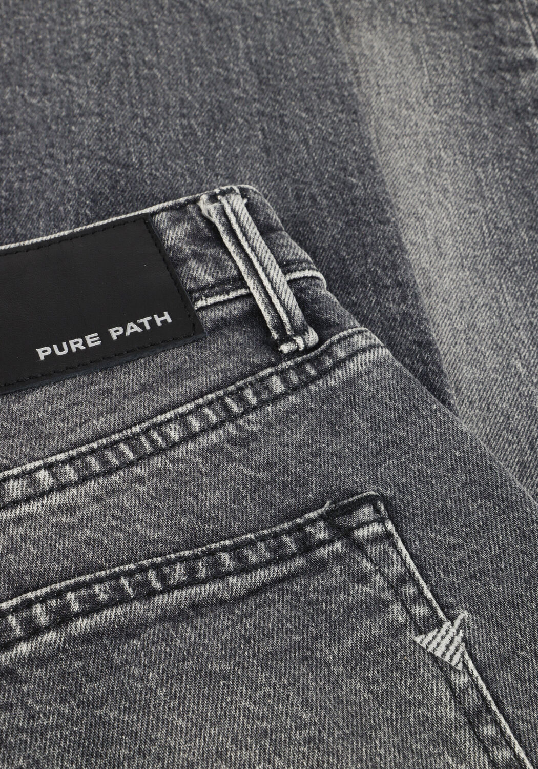 PURE PATH Slim fit jeans THE RYAN Gris fonc&eacute; - large