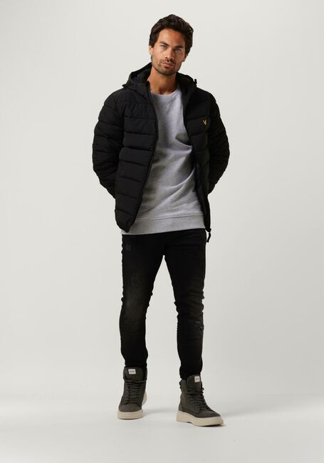 Zwarte LYLE & SCOTT Gewatteerde jas LIGHTWEIGHT PUFFER JACKET - large