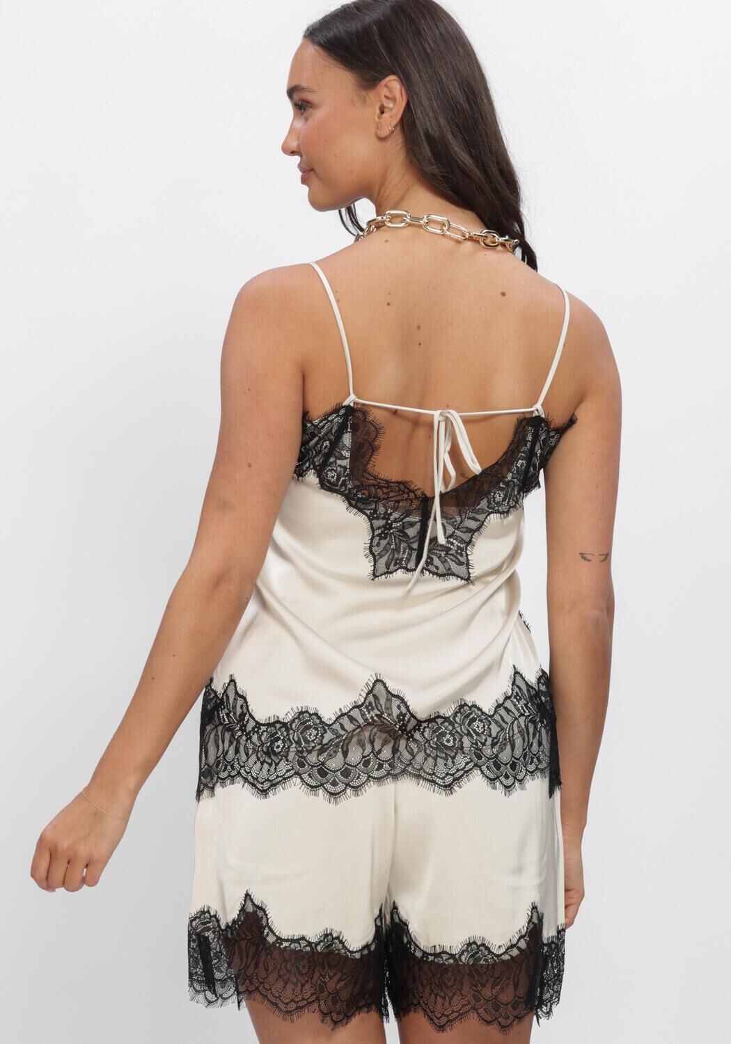 Beige GESTUZ Broeken/jumpsuits GZLALOU TOP - large