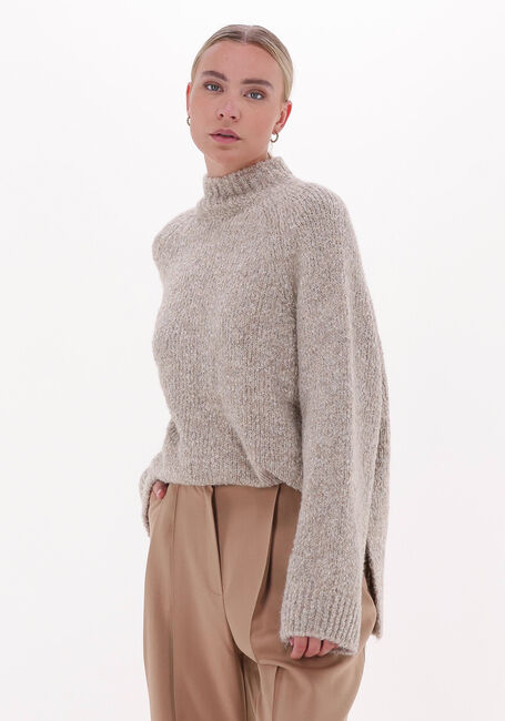 Zand SECOND FEMALE Trui JANAJA KNIT T-NECK - large