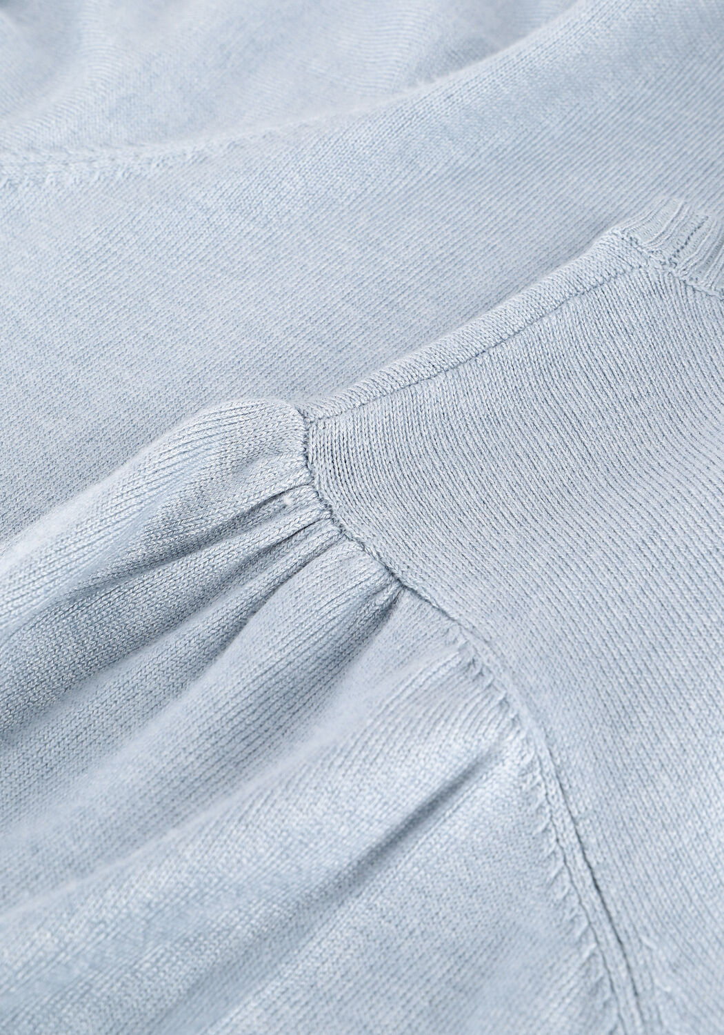 MINUS Haut LIVA KNIT TEE Bleu clair - large