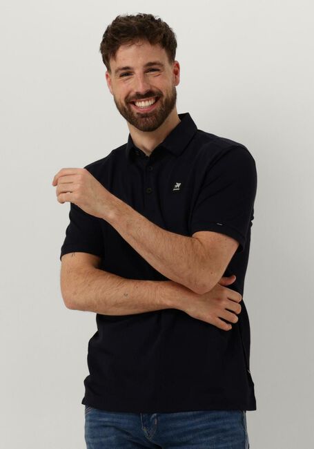 VANGUARD Polo SHORT SLEEVE POLO RASCHEL INTERLOCK en bleu - large