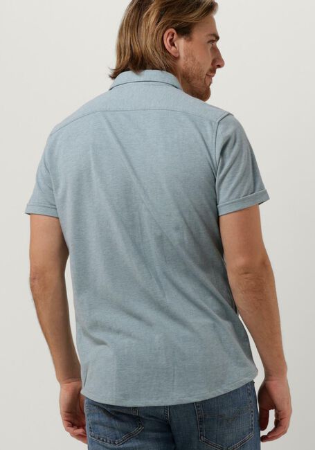DSTREZZED Chemise décontracté KIRK SHIRT MELANGE PIQUE SS en bleu - large