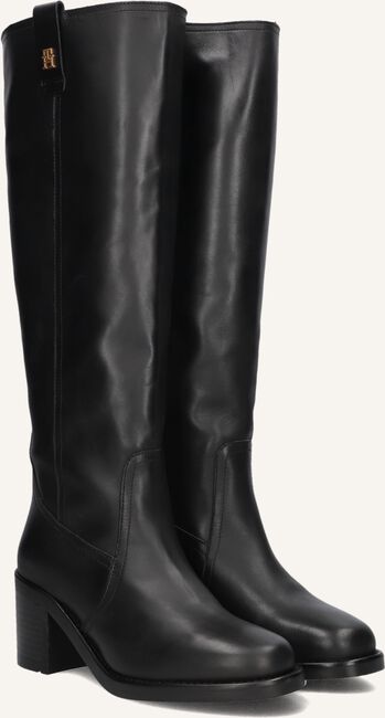 Zwarte TOMMY HILFIGER  RIDING LONG BOOT BLOCK Zwarte TOMMY HILFIGER  RIDING LONG BOOT BLOCK - large