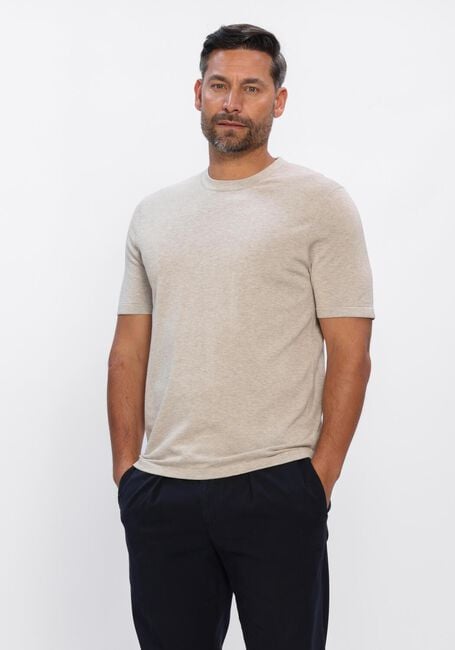 PROFUOMO T-shirt T-SHIRT CREW NECK SS AERO EASE en beige - large