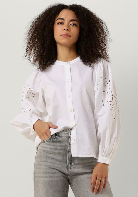 Witte BY-BAR  RIKKI EMBROIDERY BLOUSE - large