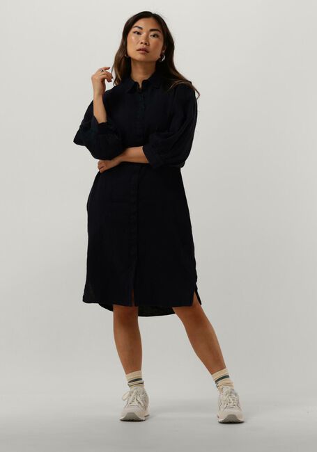 Donkerblauwe PENN & INK Midi jurk DRESS - large
